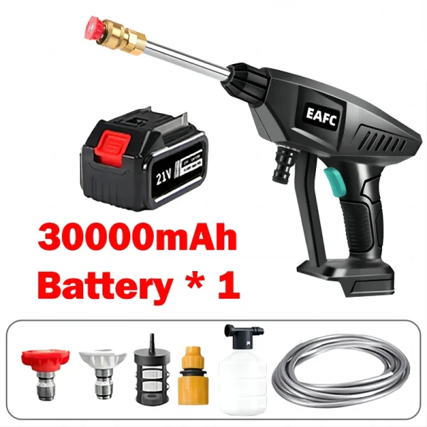 12V/21V/220V Car Wash Gun Washer Spray Nozzle High Pressure Cleaner for Auto Home Garden Cleaning Water Gun Car Washing Machine - Image 2