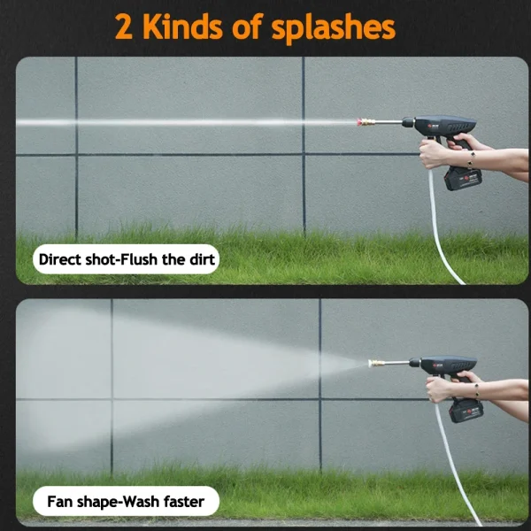 12V/21V/220V Car Wash Gun Washer Spray Nozzle High Pressure Cleaner for Auto Home Garden Cleaning Water Gun Car Washing Machine - Image 6