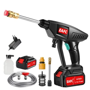 12V/21V/220V Car Wash Gun Washer Spray Nozzle High Pressure Cleaner for Auto Home Garden Cleaning Water Gun Car Washing Machine