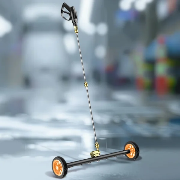 22 Inch Car Chassis High Pressure Washer 1/4 Quick Connector Water Broom Under Car Chassis Floor Wash Extendable 3-Wand 4000 PSI - Image 4
