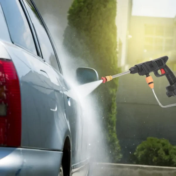 1 Set Cordless Power Washer Multifunction Nozzle Battery-powered Copper Motor 24V Pressure Washer Kit for Car - Image 4